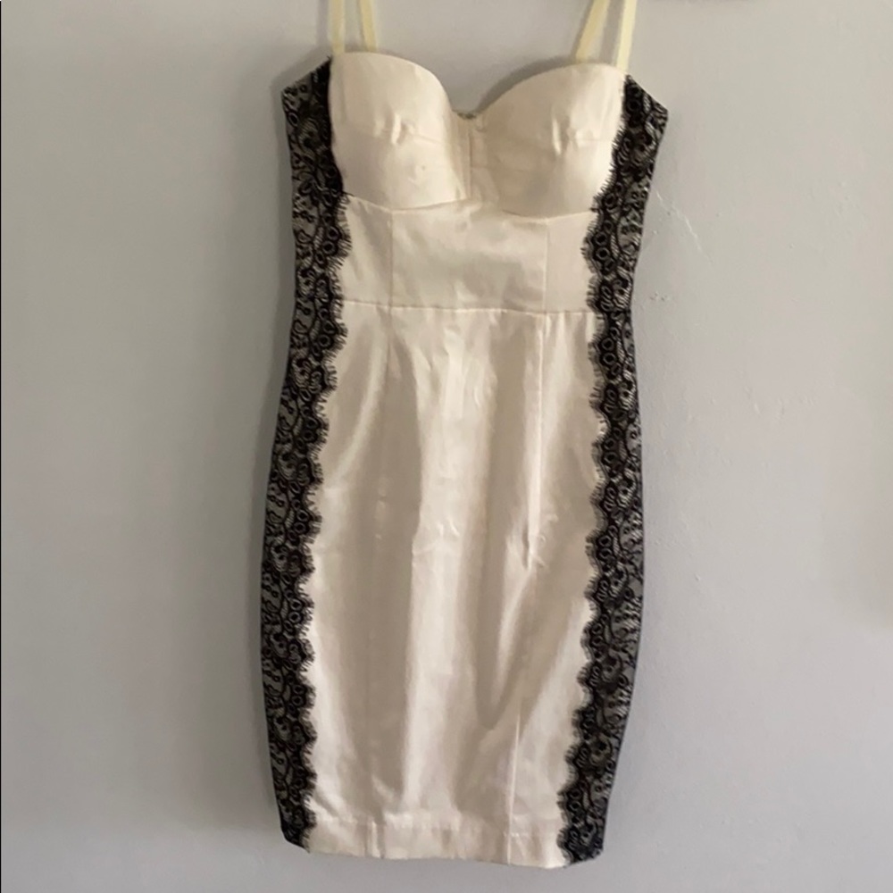 Guess Black and white cream fitted, double fabric